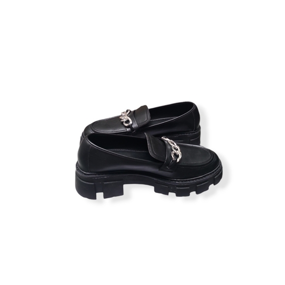 Women's Black Lug Loafers from No Boundaries - Picture 8 of 8